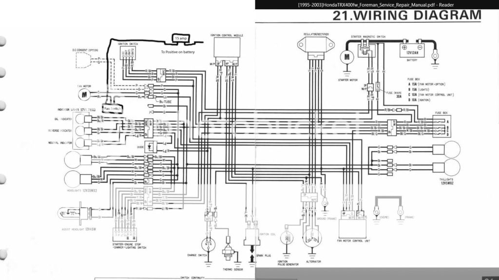 Honda Foreman 400 Wiring Diagram Database | Wiring Collection